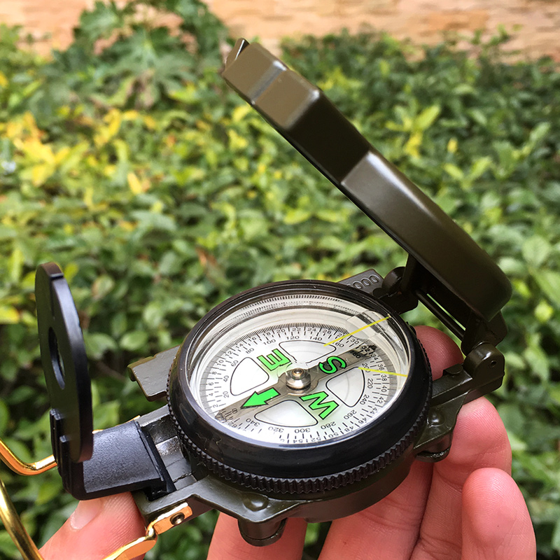 Портативный складной компас из – обзор и цена Compass Lensatic